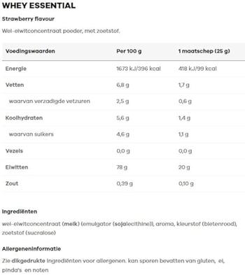 Whey Essential | Body & Fit | 1000g