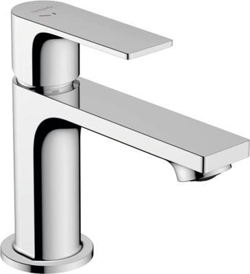 Hansgrohe Wastafelmengkraan Rebris E Eengreeps 80 CoolStart Met Trekwaste Chroom