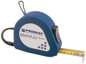 Promat/Tecwerk Rolbandmaat | lengte 3 m breedte 16 mm mm/cm | EG II kunststof automatic - 4000855007