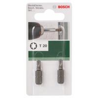 Bosch Accessoires Schroefbit standaard binnen-Torx® T20 | 25 mm | 1/4" | Zeskant - 2609255934 - thumbnail
