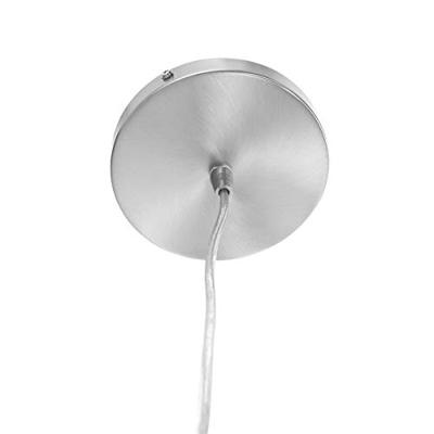 Steinhauer HanglampStresa met 50cm zilvergrijze kap - 9887ST