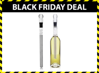 XEMM Koelstick met Schenker - Wijnkoeler - RVS - Set van 2 - thumbnail