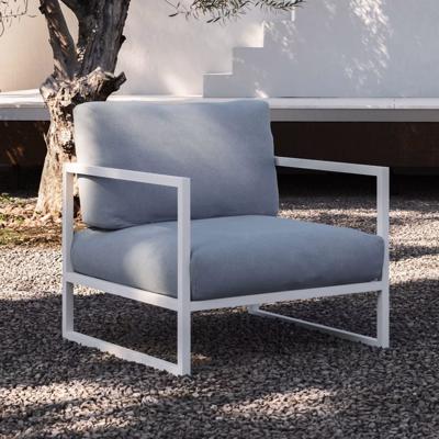 Kave Home Outdoor Fauteuil 'Comova' kleur Blauw Kave Home Outdoor Fauteuil 'Comova' kleur Blauw