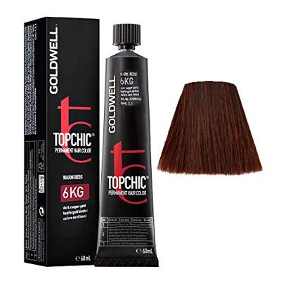 Goldwell Topchic Permanent Hair Color Haarverf 6KG Dark Copper Gold 60ml