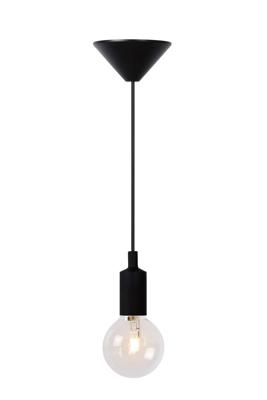 Lucide FIX - Hanglamp - Ø 10 cm - 1xE27 - Zwart Lucide FIX - Hanglamp - Ø 10 cm - 1xE27 - Zwart