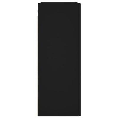 Hangkast 69,5x34x90 cm zwart