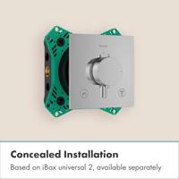 Hansgrohe Ecostat Comfort E - inbouwthermostaat - 2 functies - mat zwart 33711670 - thumbnail