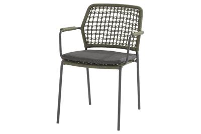 Taste Barista stapelbare tuinstoel rope green