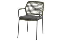 Taste Barista stapelbare tuinstoel rope green - thumbnail