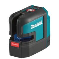Makita SK106DZ Kruislijn / punt laser rood 12V Max Basic Body in Tas - thumbnail