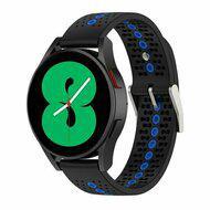 Garmin Forerunner 970 / 570 (47mm) / 255 - Dot Pattern bandje - Zwart met blauw - thumbnail