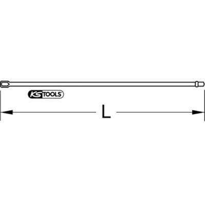 KS Tools 1310500 Nippelsleutel voor radiatoren