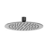 IVY Hoofddouche - slim - 25cm - antikalk nozzels - Eco-air - Zwart chroom PVD 6900557 - thumbnail