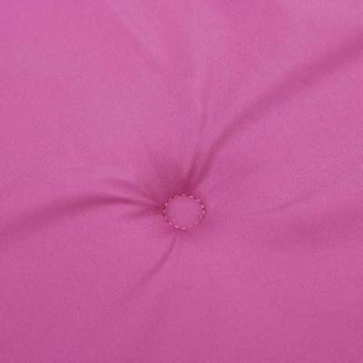 VidaXL Tuinstoelkussens 2 st 50x50x4 cm stof roze