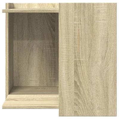 VidaXL Kattenbakkast 53x53x51 cm bewerkt hout sonoma eikenkleurig