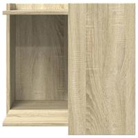 VidaXL Kattenbakkast 53x53x51 cm bewerkt hout sonoma eikenkleurig - thumbnail