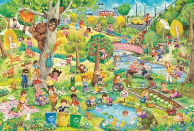 Puzzel - SCHMIDT SPIELE - De natuur is kinderspel - 150 stukjes - Vanaf 7 jaar