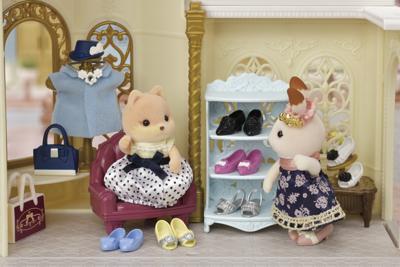 SYLVANIAN FAMILIES Mode en grote zus karamel hondenkoffer voor kinderen