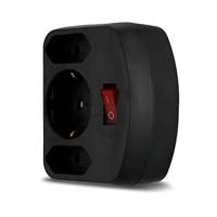 REV 00135171 Stopcontactsplitter Zwart - thumbnail