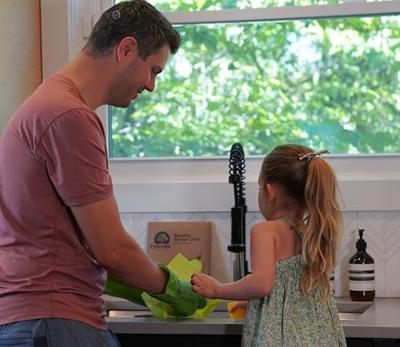 If You Care Sponsdoekjes - 5st ongebleekt en composteerbaar