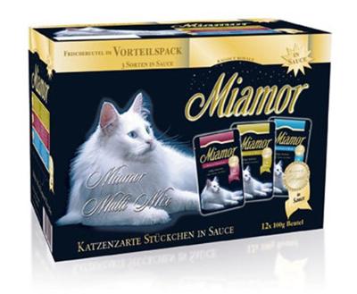 MIAMOR Ragout Royale Adult Mix in gravy - nat kattenvoer - 12x100g