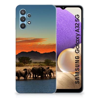 Samsung Galaxy A32 5G | TPU Hoesje | Olifanten