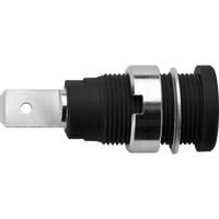 Schützinger DI SEB 7080 Ni / SW Veiligheids-inbouwbus Zwart 1 stuk(s) - thumbnail