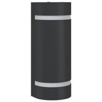 VidaXL Buitenwandlamp gegoten aluminium zwart - thumbnail