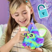 Furby Galaxy, spraakgestuurd knuffeldier dat oplicht in het donker, interactief speelgoed, vanaf 6 jaar - thumbnail