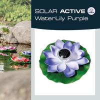 FIAP 3206-2 SOLAR ACTIVE WaterLily Purple Decoratieve lamp op zonne-energie LED LED vast ingebouwd Paars - thumbnail