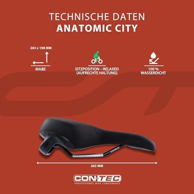 CONTEC zadel "anatomic" ct saddle anatomic 263 x 198mm zone cut