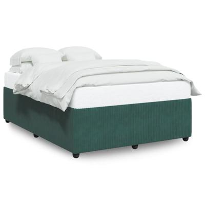 Bedframe zonder matras 180x200 cm fluweel donkergroen