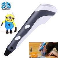 Hand-held 3D Printing Pen EU Plug(Grey) - thumbnail