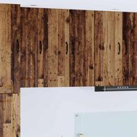Keukenkast aan de muur Oud Hout 30 x 31 x 80 cm Bewerkt hout - thumbnail