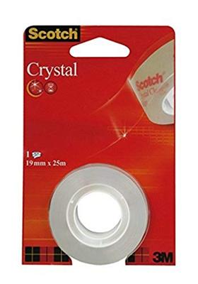 Scotch Plakband Crystal ft 19 mm x 25 m, blister met 1 rolletje