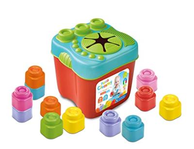 Clementoni baby clemmy - sensory emmer met blokken Clementoni baby clemmy - sensory emmer met blokken
