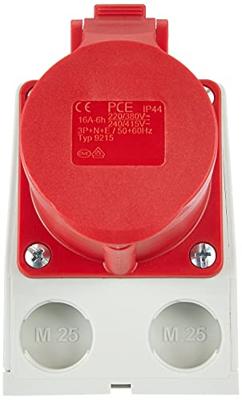 Enzo ABL CEE 5P/16A/400V opbouw wcd combinatie met 2p+ra - 6315161