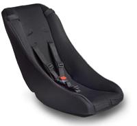 Melia babyschaal comfort - 70x27cm - zwart - thumbnail