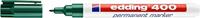 Edding 400 permanent marker 1 mm rond groen - thumbnail