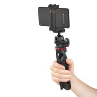 Hama Solid III Tafelstatief voor Smartphones 80 cm Zwart/Rood - thumbnail