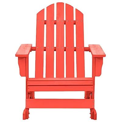 Schommelstoel Adirondack massief vurenhout rood