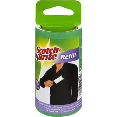 Scotch-Brite pluizenkleefroller navulling, 56 vellen Scotch-Brite pluizenkleefroller navulling, 56 vellen