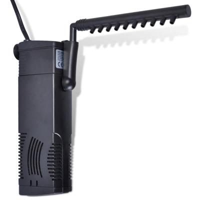 VidaXL Aquariumfilterpomp met actief koolstof 600 l/u