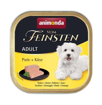 ANIMONDA Vom Feinsten Turkey with cheese - natvoer voor honden - 150g