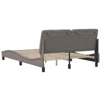 Bedframe zonder matras 120x200 cm stof taupe - thumbnail