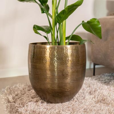 Pot Fabio brass antique D24 H25