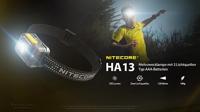 NiteCore HA13 Hoofdlamp LED werkt op batterijen 350 lm - thumbnail