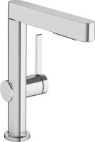 Wastafelkraan Finoris HansGrohe 230 2 Jets Met Uittrekbare Vuistdouche Met PushOpen Chroom - thumbnail