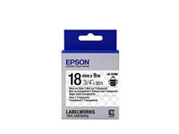 Epson Transparent Tape - LK-5TBN Clear Blk/Clear 18/9 - thumbnail