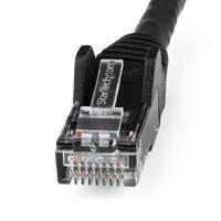 Stevige UTP-netwerkkabel Cat6 Startech N6LPATCH10MBK 10 m - thumbnail